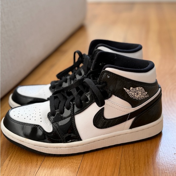 Air Jordan 1 Mid "All-Star 2021" sneakers Black/White - Picture 9 of 13